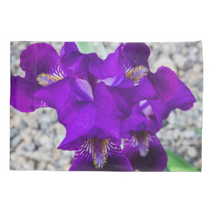 Beautiful purple iris pillowcase