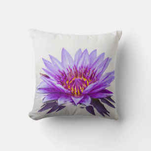 Beautiful Purple Lotus,Landscape Cushion