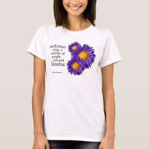 Beautiful Purple Michaelmas Daisies T-Shirt