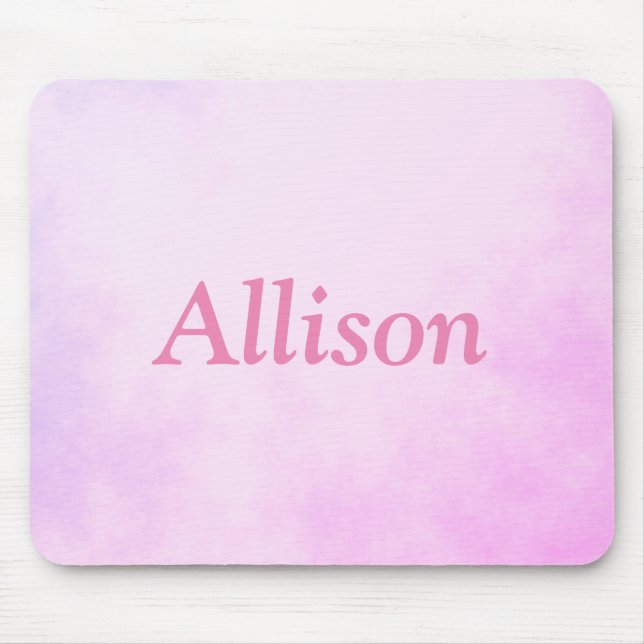 Beautiful Purple Mouse Pad (Front)