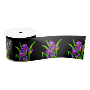 Beautiful Purple Satin Ribbon