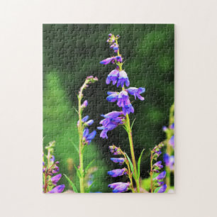 Beautiful Purple Wildflowers in Bloom in Canada Jigsaw Puzzle