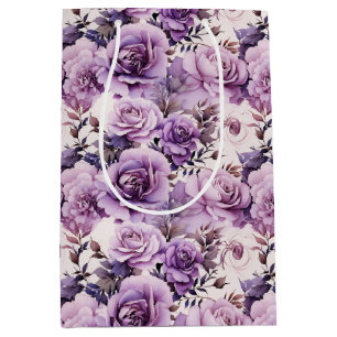 Beautiful Purple Wildflowers  Medium Gift Bag