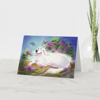 Beautiful Pyrenees / Blank Greeting Card