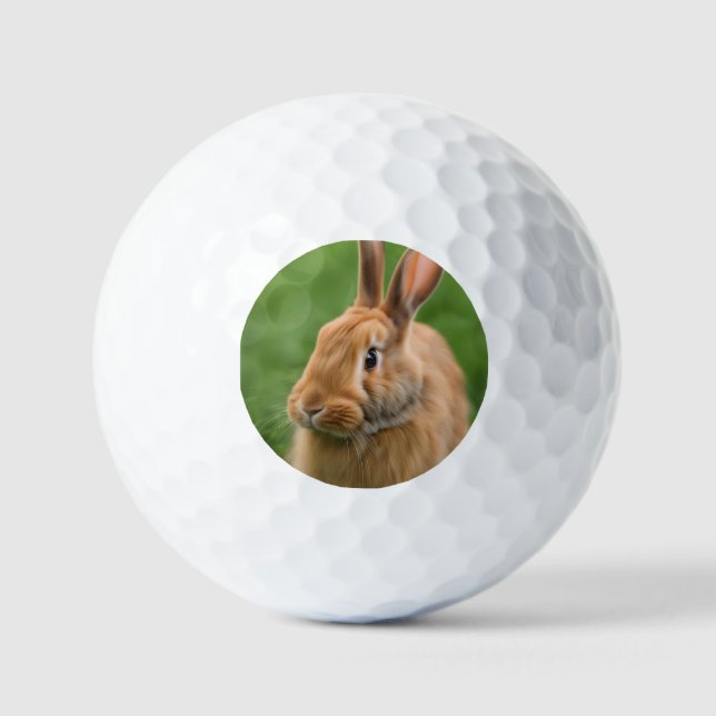 Beautiful Rabbit Golf Balls (Front)