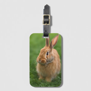 Beautiful Rabbit Luggage Tag