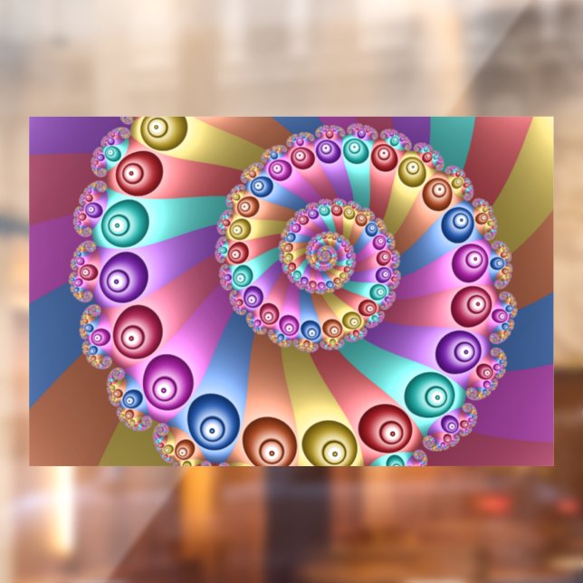 Beautiful Rainbow Colours Abstract Fractal Art (Sheet 2)