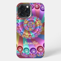 Beautiful Rainbow Colours Abstract Fractal Art Nam