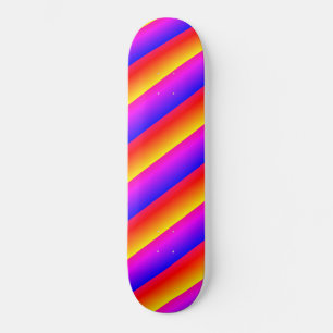 Beautiful Rainbow Colours Skateboard