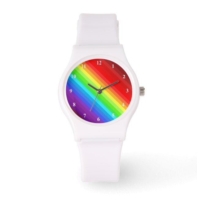 Beautiful Rainbow Colours - Watch (Front)
