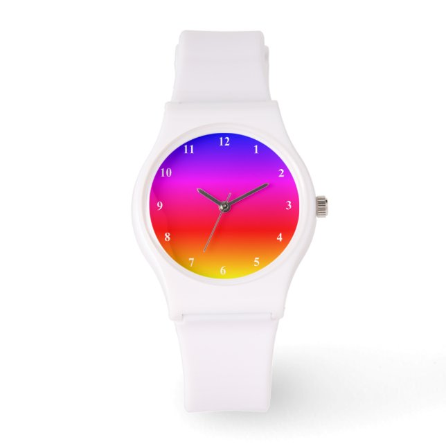Beautiful Rainbow Colours - Watch (Front)
