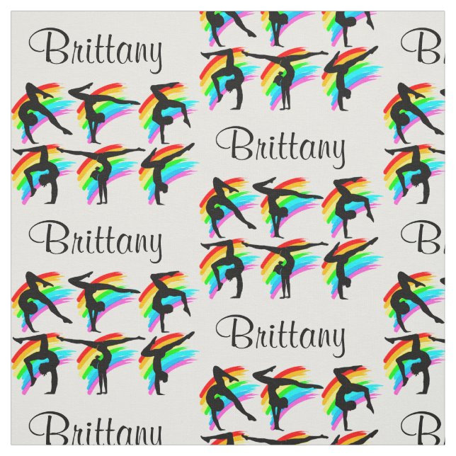 BEAUTIFUL RAINBOW GYMNASTICS FABRIC (Swatch)