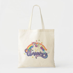 Beautiful Rainbow Unicorn Tote Bag