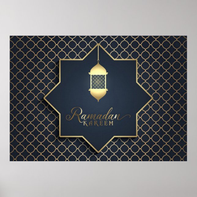 Beautiful Ramadan Kareem Poster (Front)