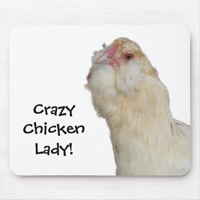 Beautiful Rare Wheaten Ameraucana Hens Chickens Mouse Pad (Front)