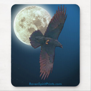 BEAUTIFUL RAVEN Gifts Mouse Pad
