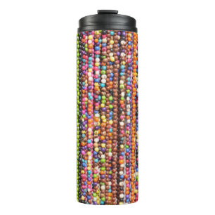 Beautiful red abstract thermal tumbler