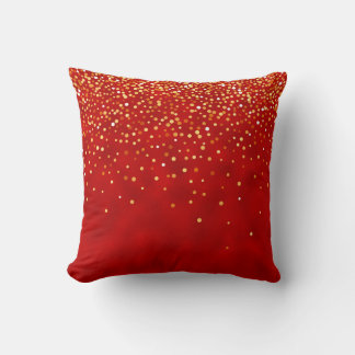 Beautiful Red and Gold Cushion