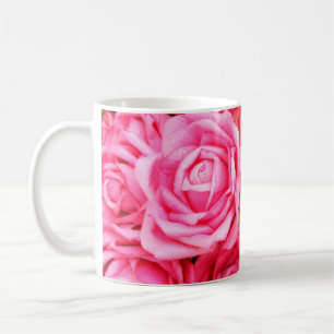 Beautiful red and pink roses coffee mug