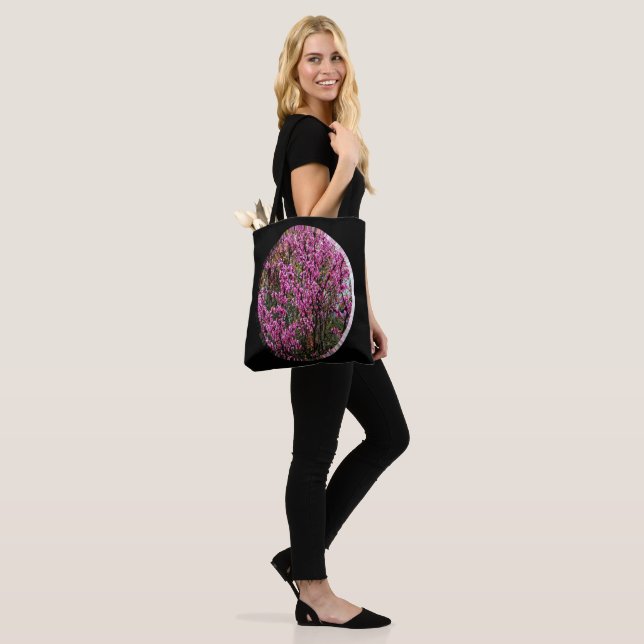 Beautiful Red Bud tree..... Tote Bag (On Model)