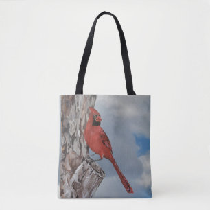 Beautiful Red Cardinal Tote Bag