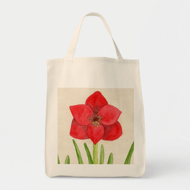 Beautiful Red Flower bag (Front)