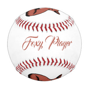 Beautiful Red Foxy Fox Baseball