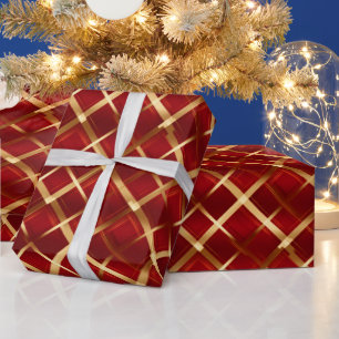 Beautiful Red/Gold Christmas  Wrapping Paper