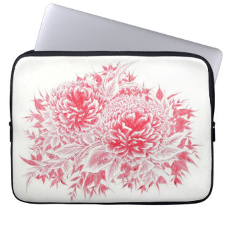 Beautiful Red Peony Laptop Sleeve