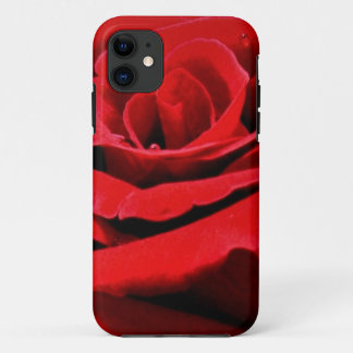 Beautiful Red Rose Nature Floral iPhone 11 Case