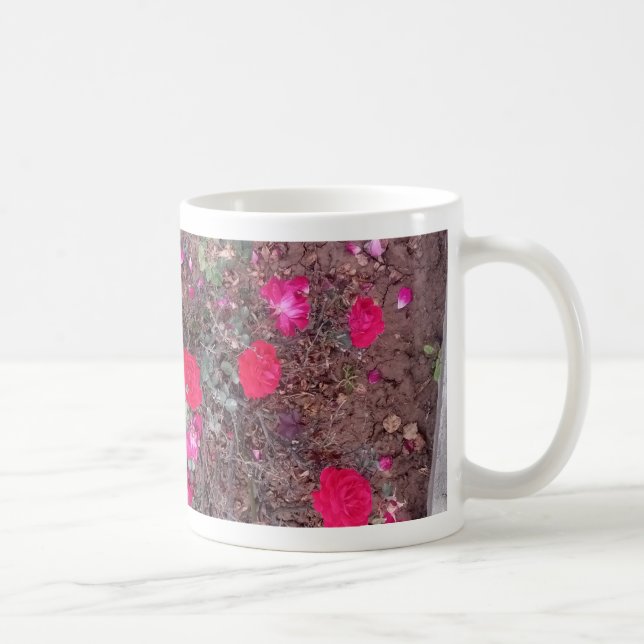 Beautiful Red Roses in Bloom Coffee Mug (Right)
