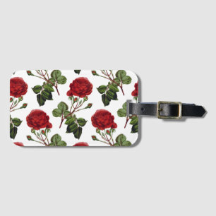 Beautiful Red Roses Luggage Tag