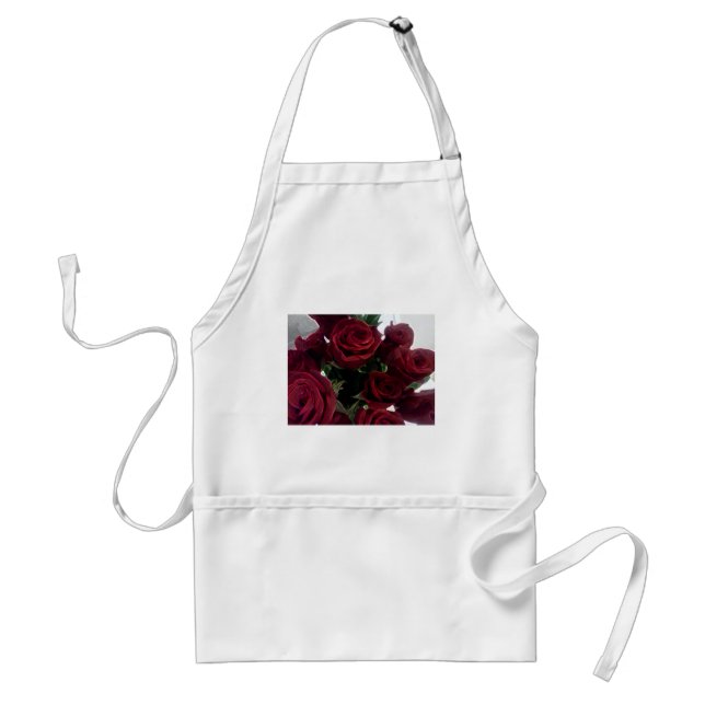 BEAUTIFUL RED ROSES STANDARD APRON (Front)