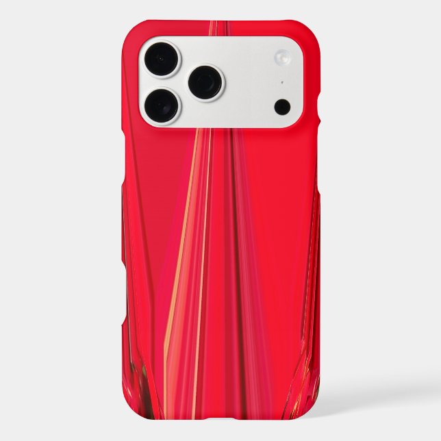 Beautiful Red Texture Colour Abstract Art Design (Back)