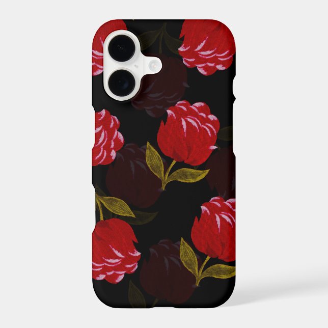 Beautiful Red translucent roses embroidery pattern (Back)