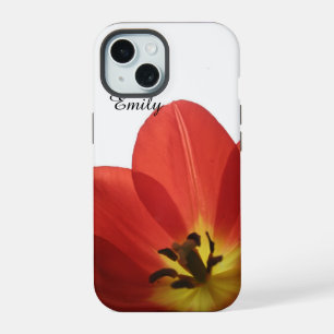Beautiful Red Tulip Personalised Phone Case