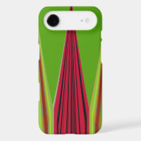 Beautiful red yellow green fractal art design