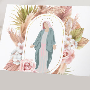 Beautiful Religious Catholic Sympathy Card