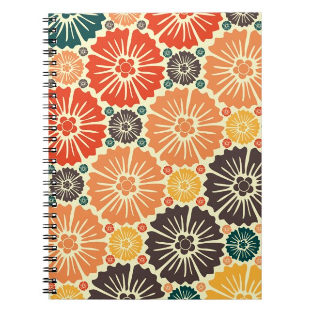 Beautiful retro art nouveau notebook (Front)