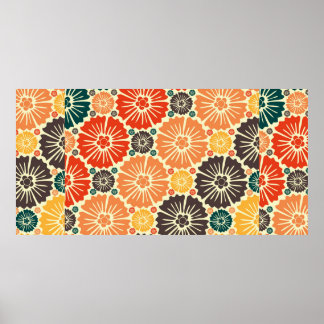 Beautiful retro art nouveau poster