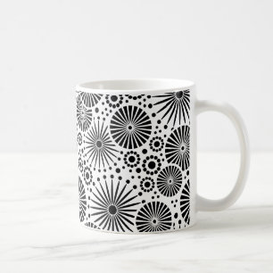 Beautiful retro black and white Mug