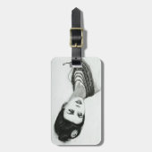 Beautiful Retro Lady 1960's Style Luggage Tag (Front Vertical)