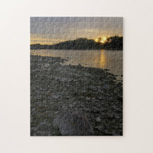 Beautiful River Sunrise Jigsaw Puzzle