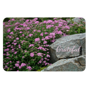 Beautiful Rock Garden Gratitude Magnet
