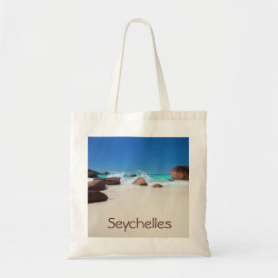 Beautiful rocky coast in Seychelles Tote Bag