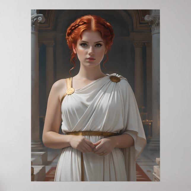 Beautiful Roman woman Poster (Front)