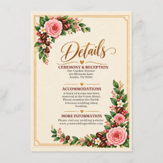 Beautiful Romance Forever Enclosure Card