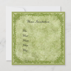 Beautiful romantic invitation