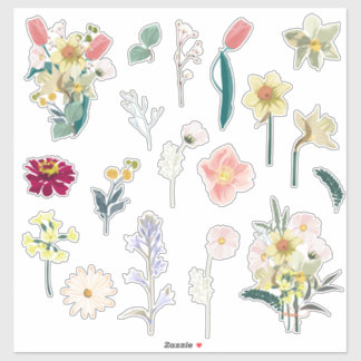 Beautiful romantic spring flower collection.