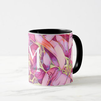 Beautiful Rose And Pink Flower  Mug